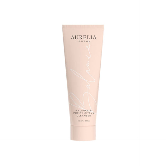 Aurelia London cleanser tube on a white background