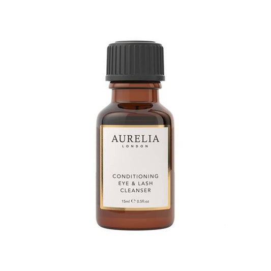 Aurelia Conditioning Eye & Lash Cleanser bottle on a white background