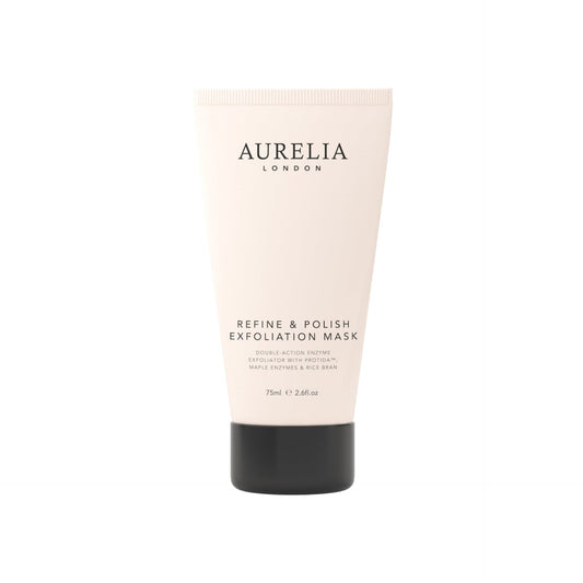 Aurelia London exfoliation mask tube on a white background