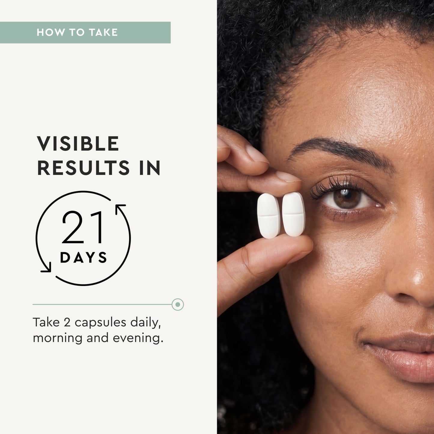 visible results in 21 days