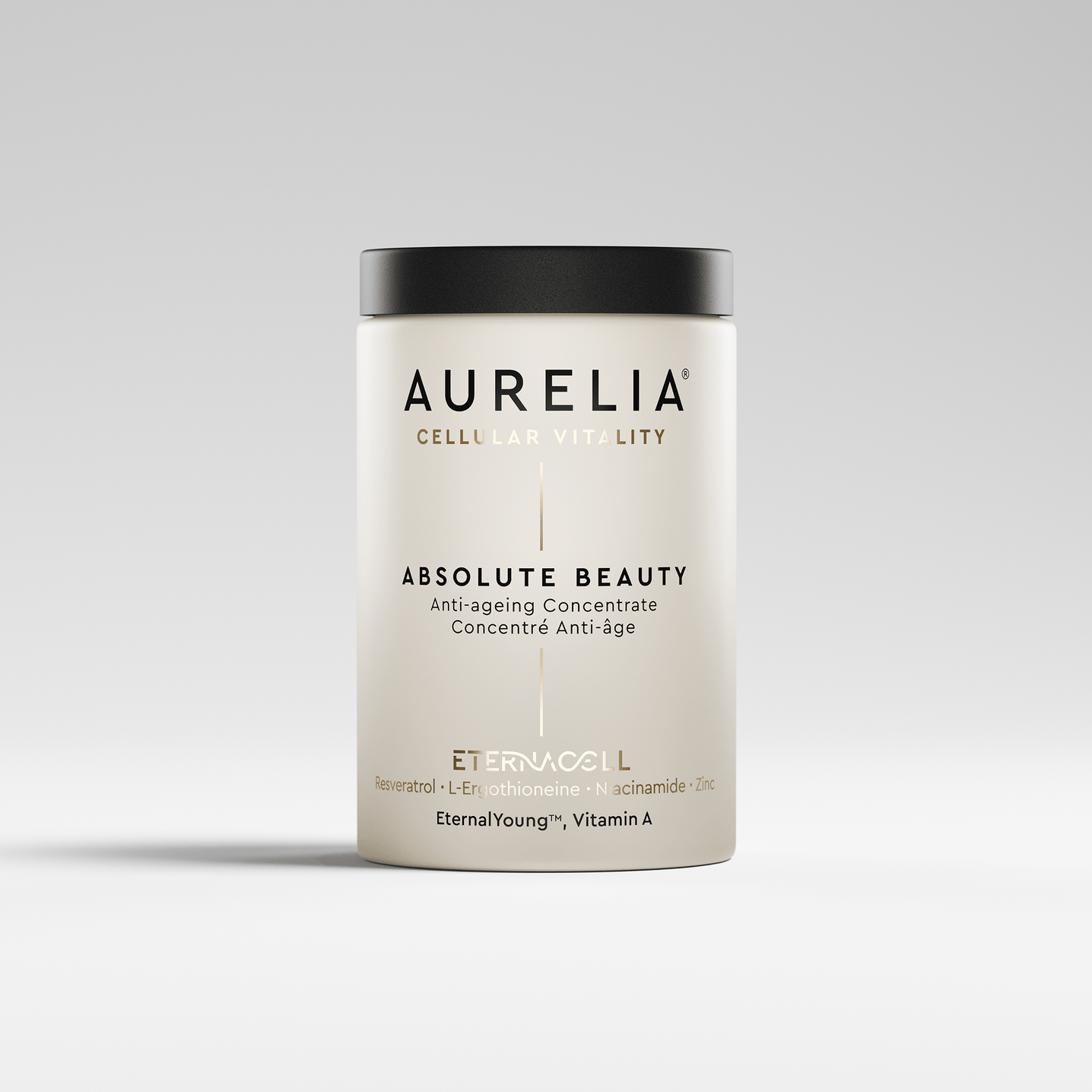 Aurelia absolute beauty  product on a light gray background