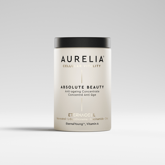 Aurelia absolute beauty  product on a light gray background