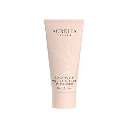 Aurelia London cleanser tube on a white background