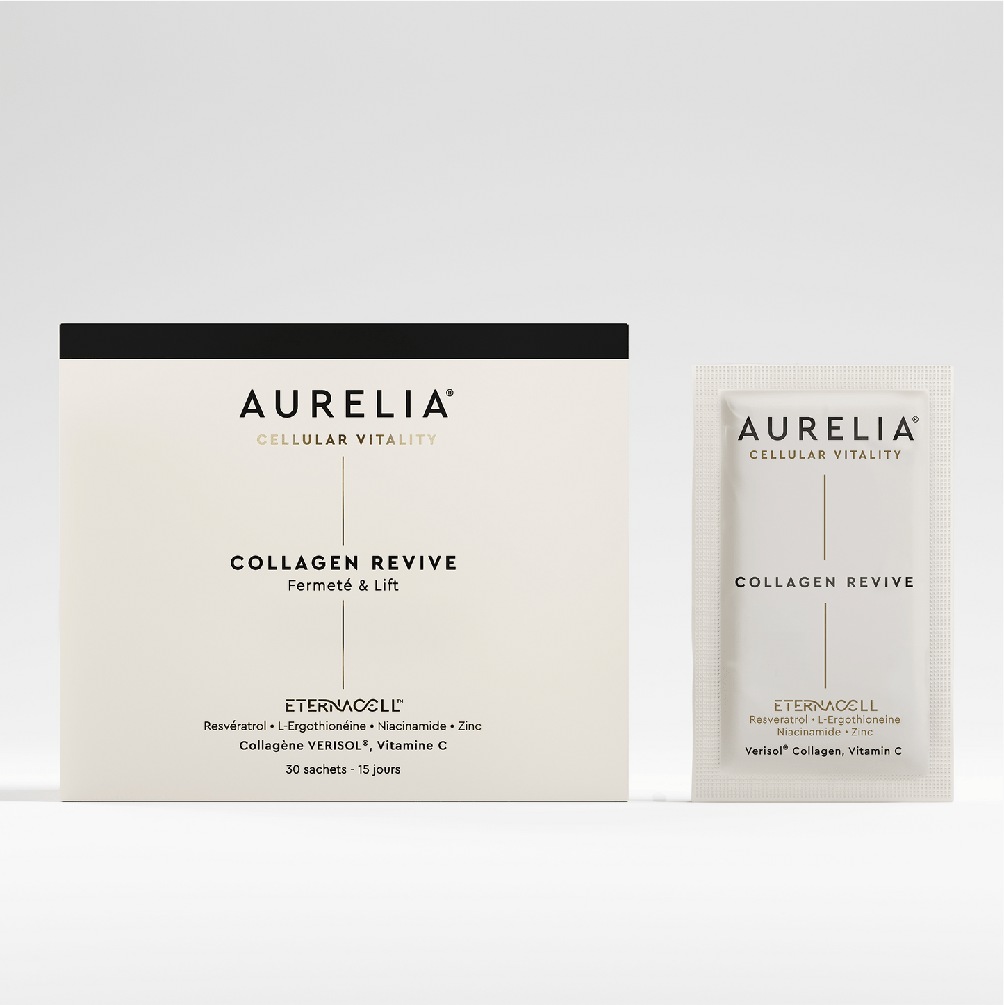 Aurelia Collagen Revive packaging on a white background
