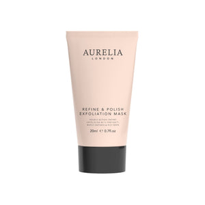 Aurelia London exfoliation mask tube on a white background
