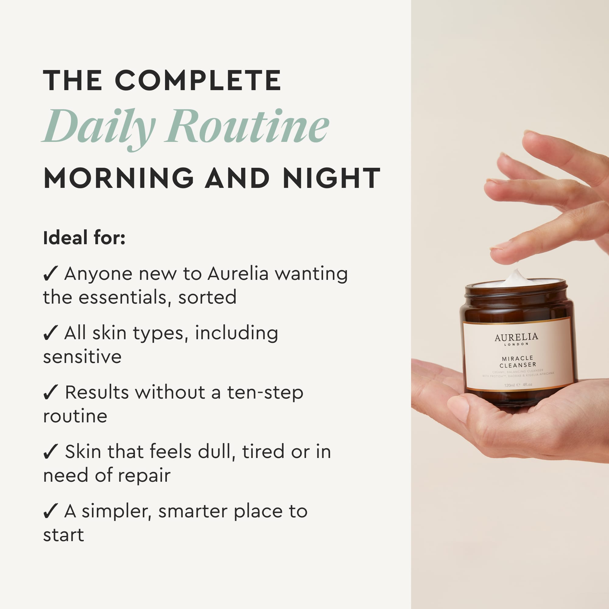Simple Skincare Trio – Aurelia Cellular Beauty